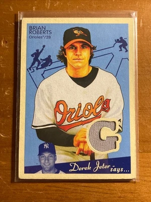 2008 Upper Deck Goudey Brian Roberts Goudey Memorabilia Jersey Relic #M-BR - Image 1 of 2