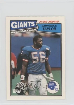 1987 Topps United Kingdom American Football Lawrence Taylor #5 HOF - Image 1 of 2