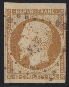 BRIEFMARKE FRANKREICH NAPOLEON N 9 REF 1540 - Bild 1 von 3