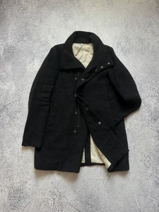 Cappotto Awantgarde The Viridi-Anne Cashmere Nero Taglia 3 Giappone (stile Rick Owens). - Foto 1 di 24