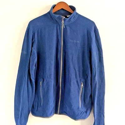 Marmot Bryson Polartec Fleece Light Weight Jacket Blue Full Zip Size Large - Image 1 of 4
