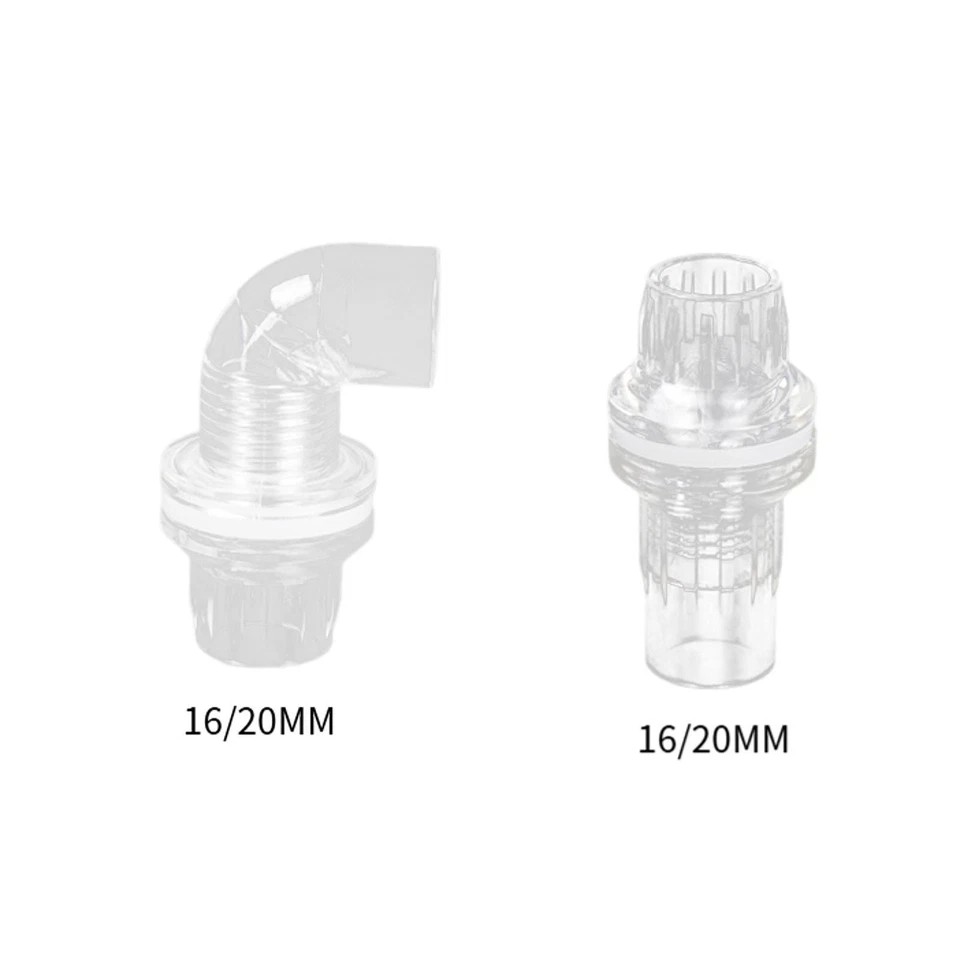 Aquarium Schlauch Adapter Auslaufsicher Acryl Aquarium Fuge Transparent DIY Sanitär - Bild 1 von 1