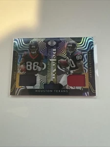 Camiseta deportiva 2022 Panini Illusions Andre Johnson John Metchie III Deja Vu #DV-HT - Imagen 1 de 2