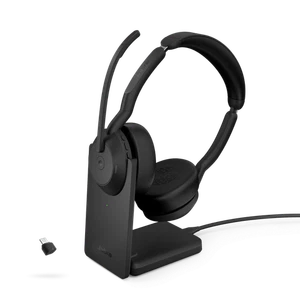 Casque stéréo et support Jabra Evolve2 55 Link 380 USB-C MS - Photo 1/2