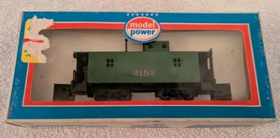 MODEL POWER HO WOOD CABOOSE #9152. *Can Include Northern Pacific Decals Free* - Image 1 of 4