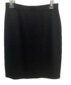 Falda ST JOHN KNITS COLLECTION Talla 10 Negra Tejida Mini - Imagen 1 de 5