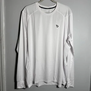 Baleaf Shirt Herren 2XL Weiß Langarm Rundhals Sport Training Laufen - Bild 1 von 17