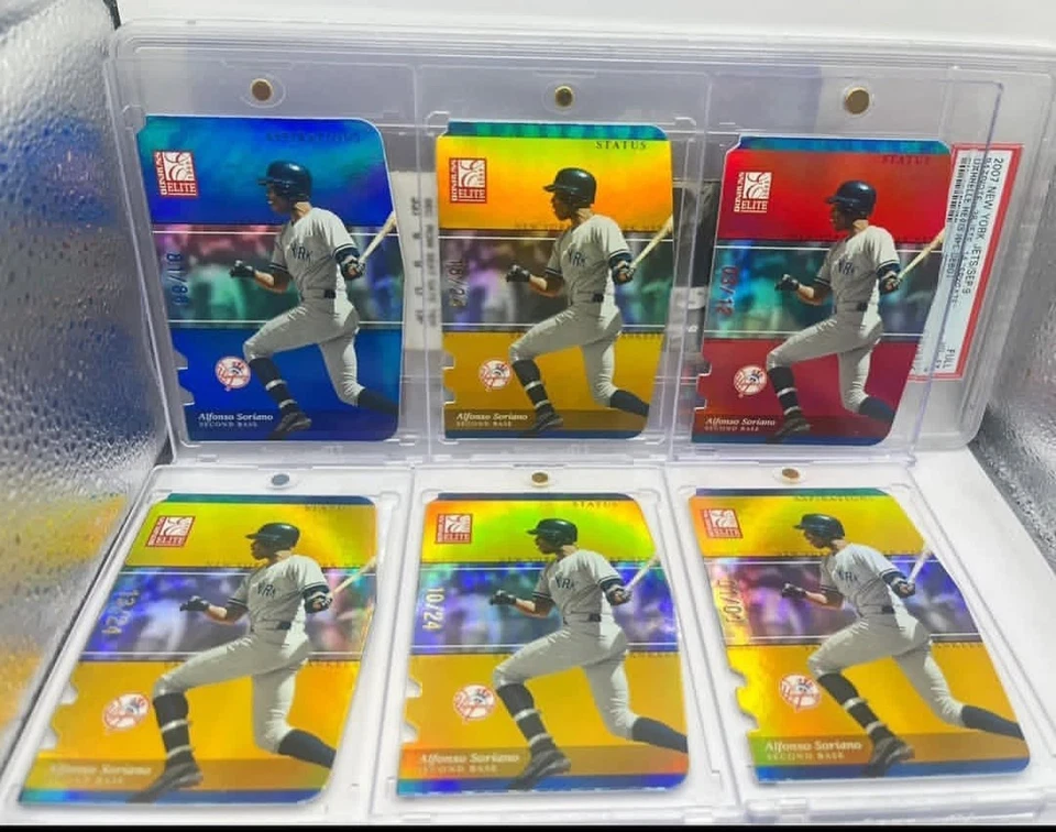 Alfonso Soriano 2003 Donruss Elite Complete Rainbow Aspirations 1/1 Included - Image 1 of 4