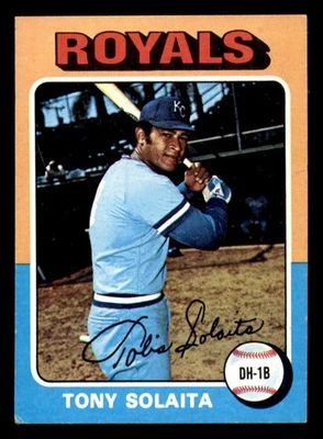 1975 Topps Mini #389 Tony Solaita Excellent+ RC Rookie Royals      - Image 1 of 2