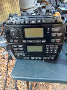 04-07 JAGUAR XJ XJ8 XJ OEM RADIO STEREO CD PLAYER W/ HEATER AC A/C CONTROL UNIT - Bild 1 von 6