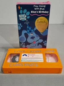 Blue's Clues Blue's Birthday VHS 2000 Nick Jr. Classic Cartoon Movie - Bild 1 von 9