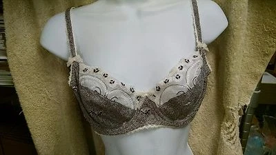 Tiramista Fauve by Fantasie 0132 Natalia balcón con aros Reino Unido 34D/Estados Unidos 34D nuevo sin etiquetas Foto 1 de 3