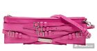 Burberry Pink Patent Leather Clutch / Crossbody Handbag Bridle Propsum Pink