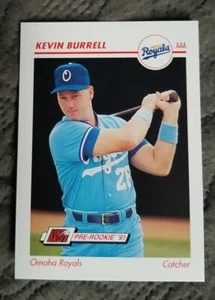 1991 Line Drive AAA #329 Kevin Burrell - Omaha Royals - Picture 1 of 2