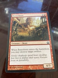 Batterhorn Return to Ravnica - Magic the Gathering Mtg Rosso regolare TCG CARD - Foto 1 di 3