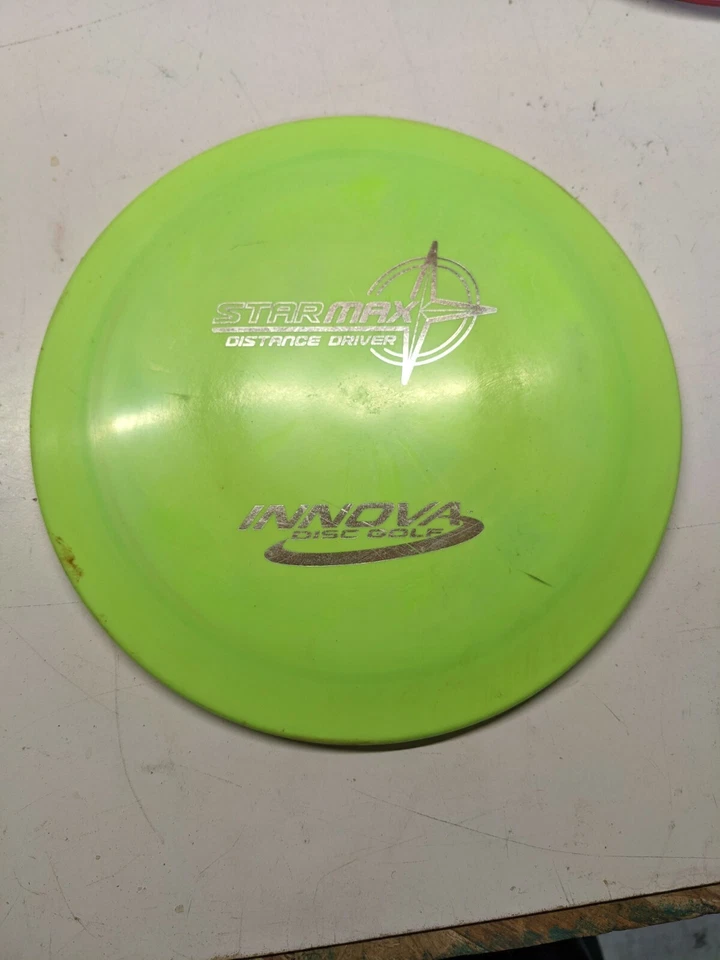 Innova Star Max Green Marbled PFN Disc Golf Rare 172G Patent #s Natural Beauty - Image 1 of 2