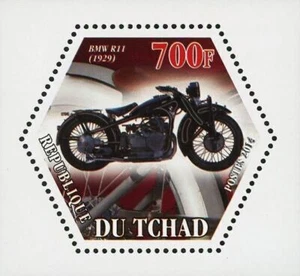 Classic Motorcycle BMW R 11 Mini Souvenir Sheet Mint NH - Picture 1 of 1