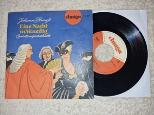 Johann Strauß - Eine Nacht in Venedig Vinyl Single Amiga RE 1965 - Picture 1 of 1