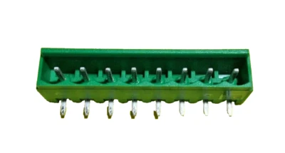 Connettore maschio  c.s. 90° 8 poli  300V 12A  1,5mm²   P5mm. Nuovo NOS   5 pz. - Immagine 1 di 4