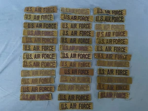Vintage US AIR FORCE Uniform Patches Lot 37 ODG Tapes USAF Olive Drab Green - Bild 1 von 12