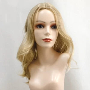 Long Natural Curly Wig Gloden Blonde Synthetic Wigs for Women Daily Party Wig - Picture 1 of 12