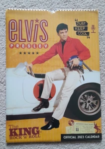 New/Sealed Elvis Presley Official 2023 Calendar – The King of Rock n Roll - Picture 1 of 9