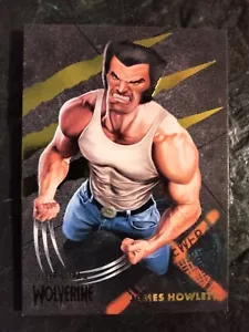2023 Fleer Ultra Wolverine James Howlett Yellow Foil #93 61/90 - Picture 1 of 2