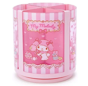 Nuevo JAPÓN Sanrio My Melody Escritorio Rodante Pluma Rodante Soporte Soporte Soporte Almacenamiento - Imagen 1 de 2