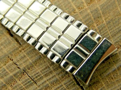 Pulsera Baldwin Vintage Correa de Reloj Expansión 11mm Acero Inoxidable Nuevo de Lote Antiguo Sin Usar Foto 1 de 4