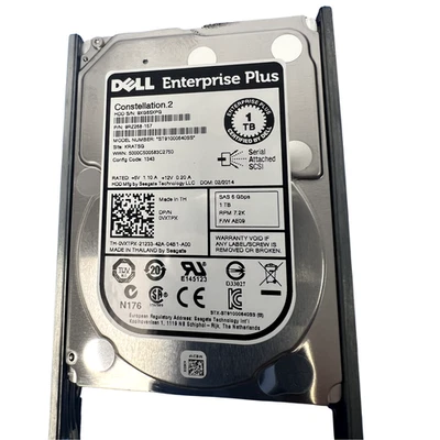 QTY 4  DELL VXTPX 0VXTPX ST91000640SS 1TB 7.2K 6G 2.5'' SFF SAS HDD Tested Good - Image 1 of 4