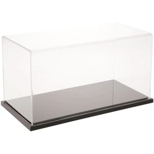 Plymor Clear Acrylic Display Case with Black Base, 12" W x 6" D x 6" H - Picture 1 of 1