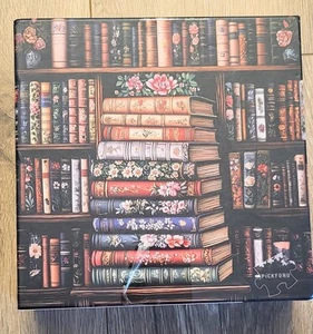 Pre-Loved Stacked Vintage Books Jigsaw Puzzle With a 1000 Pieces ๐MDP๐ - Picture 1 of 5