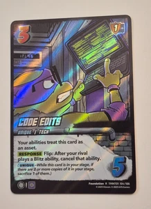 Universus TMNT Teenage Mutant Ninja Turtles Code Edits R 154/186 - Picture 1 of 2