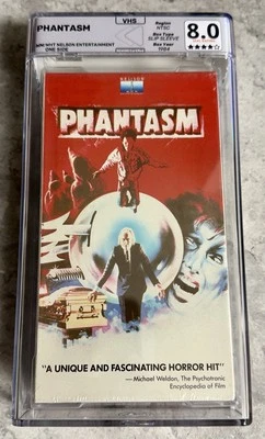 PHANTASM (1979) VHS - REWIND GRADED 8/10 - NELSON ENTERTAINMENT - WATERMARKS - Image 1 of 4