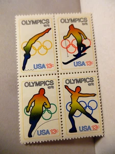 SCOTT STAMP # 1695-1698 - 1976 OLYMPICS 13 CENT BLOCK OF 4 - MNH - Picture 1 of 1
