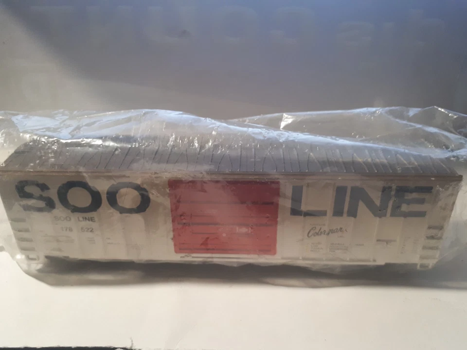 Vintage, Model Train Box Car, SOO Line, mint condition — 第 1/4 张图片