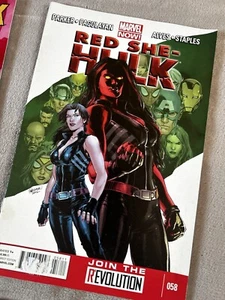She-Hulk Volume 3 #9 and Red She-Hulk Volume 1 #58 Comic Books - Picture 1 of 5