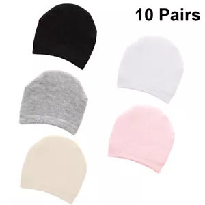 10 Pairs Toe Cover Socks Pure Cotton Sweat-absorbing Boat Women's Topper Liner - Picture 1 of 11