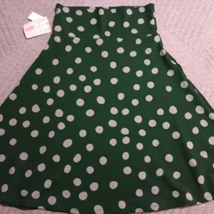 Lularoe Azure green polka dot - Picture 1 of 3