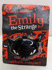 Miroir compact Emily Strange CHAT noir sabbat brillant à lèvres chat gothique emo *TEL QUEL*