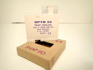 1 - OPTO-22 SNAP-AOV-25 SNAP 2-Ch 0-10 VDC Analog Voltage Output Module - Picture 1 of 7