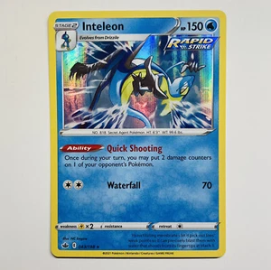 Pokémon TCG Inteleon Chilling Reign 043/198 Holo Rare Mint - Bild 1 von 1
