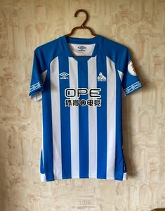 Huddersfield Town Home football shirt 2018/2019 Jersey Soccer Umbro England M - Picture 1 of 10