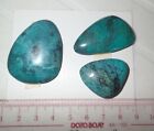Cabochon en pierre turquoise forme plate forme libre 129,5 carats lot A 25,9 grammes