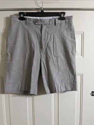 Pantalones Cortos de Vestir Daniel Cremieux Para Hombre 32 Algodón/Spandex Gris Pata de Gallo ¡MUY BONITOS! Foto 1 de 4