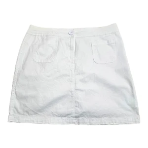 Womens Karen Scott Skort Skirt White Size 12 - Picture 1 of 7