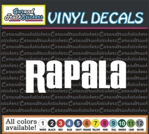 Rapala Fishing Tackle lures boat Vinyl Car Decal window sticker 8" - Picture 1 of 1