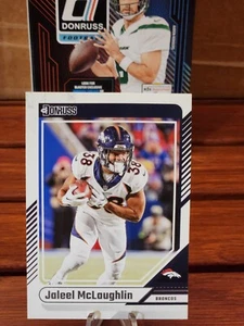 2024 Panini Donruss Football Jaleel McLaughlin - Denver Broncos - Base Card - Picture 1 of 2
