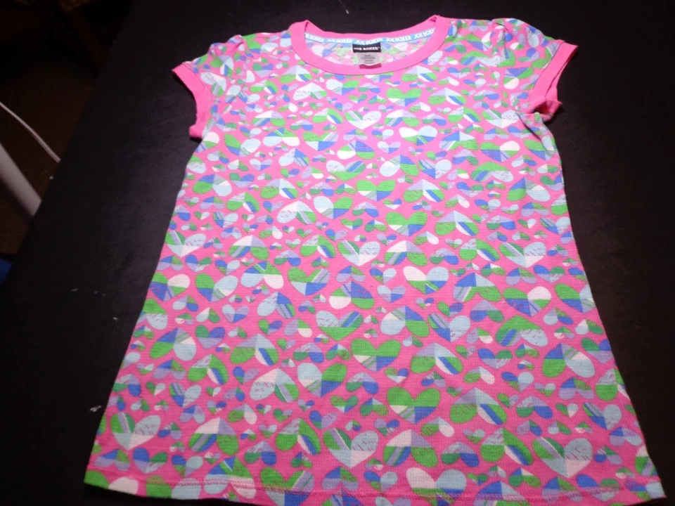 Camiseta Joe Boxer Corazones Gráfica Rosa Niñas Grande Top o9 Foto 1 de 4