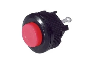 pulsante da pannello normalmente chiuso NC tasto rosso 16mm 250V 1A 110V 12 5750 - Picture 1 of 1